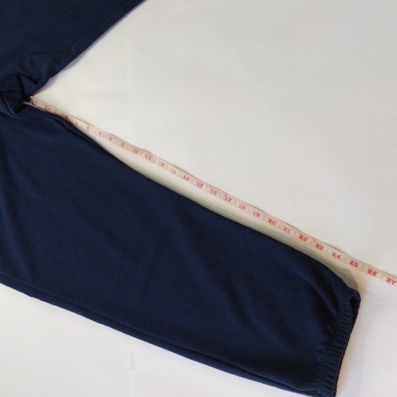 New Time and Tru Dark Blue XL Mens Fleece Cinch Sweatpants XL 16-18 - Picture 5 of 7